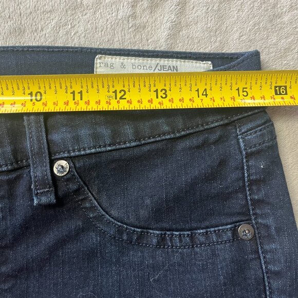 Rag & Bone Dark Indigo Skinny Denim Jeans Style W15031382 Size 30 - Picture 7 of 9
